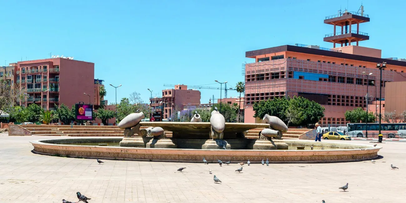 Guéliz, a zona moderna de Marrakech